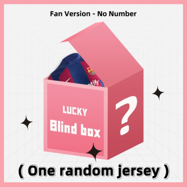 Caja Misteriosa! Camiseta Versión FAN y sin NUMERO!