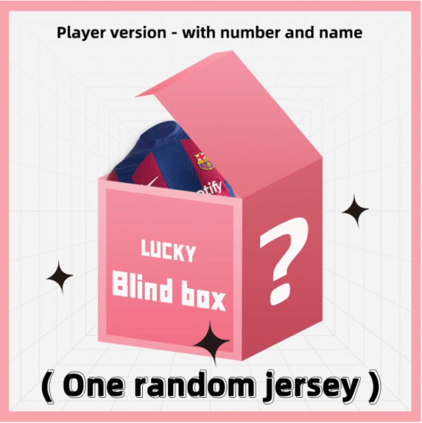 Caja Misteriosa! Camiseta Versión JUGADOR y con NUMERO!