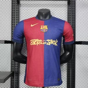 Versión de jugador 2024/2025 Barcelona Home Travis Scott Edición